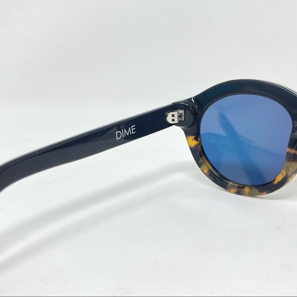 Diff Eyewear Sunglasses Dime Shiny Fire Gold Lens… - image 6